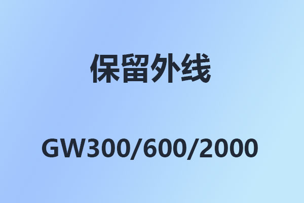 國威GW300/GW600/GW2000-外線保留通話設置