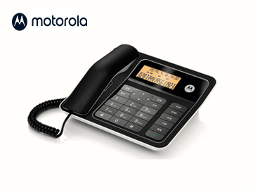 摩托羅拉CT330C電話機,背光電話,雙接口,免電池,座機電話